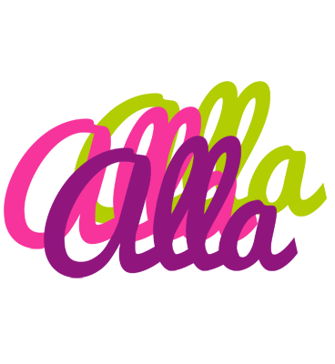 Alla flowers logo