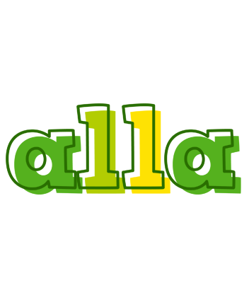 Alla juice logo