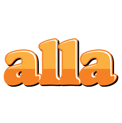 Alla orange logo