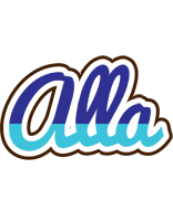 Alla raining logo