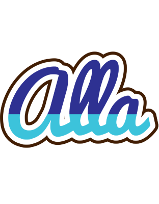 Alla raining logo