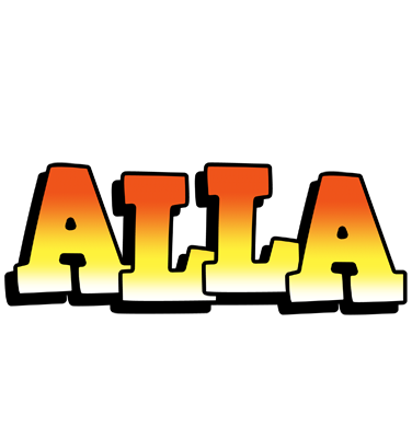 Alla sunset logo