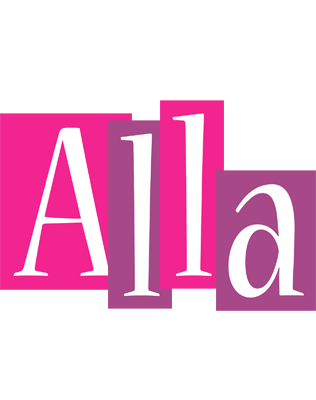 Alla whine logo