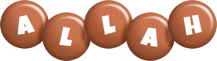 Allah candy-brown logo