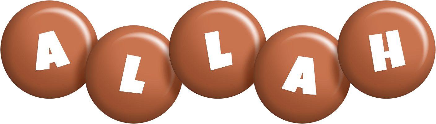 Allah candy-brown logo