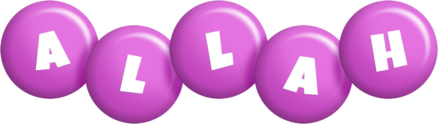 Allah candy-purple logo