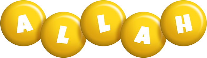 Allah candy-yellow logo