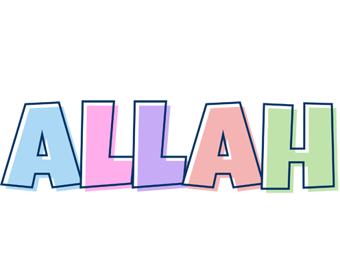 Allah pastel logo