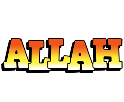 Allah sunset logo