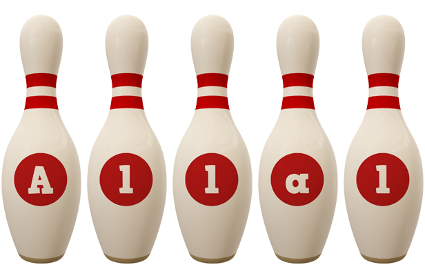 Allal bowling-pin logo