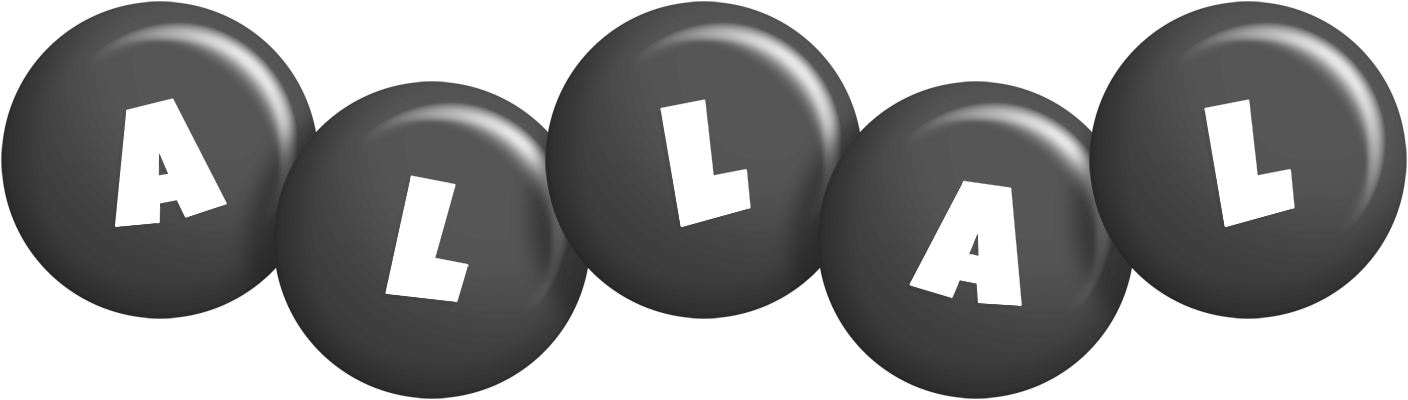 Allal candy-black logo