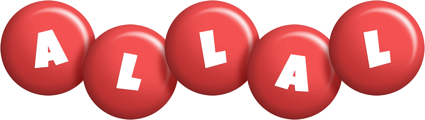 Allal candy-red logo