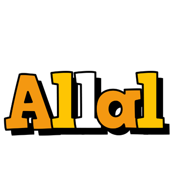Allal cartoon logo