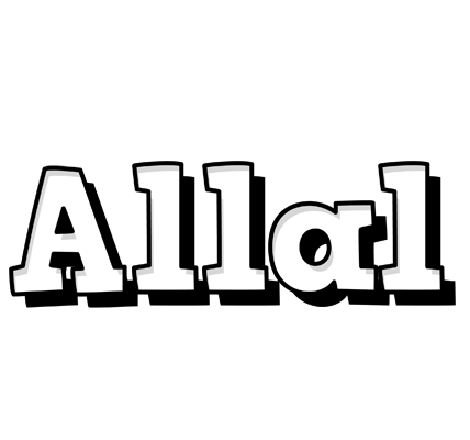 Allal snowing logo