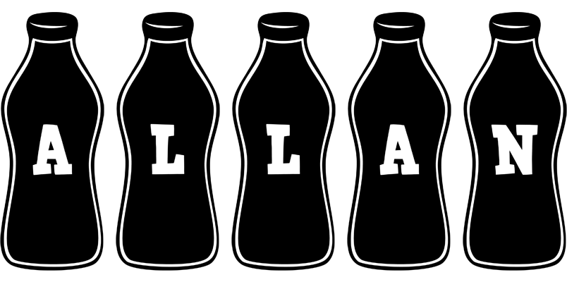 Allan bottle logo