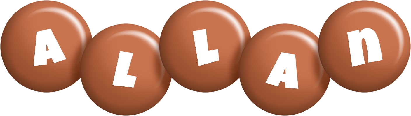 Allan candy-brown logo