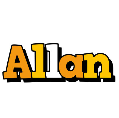 Allan cartoon logo