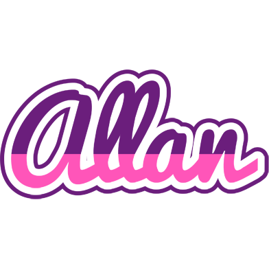 Allan cheerful logo