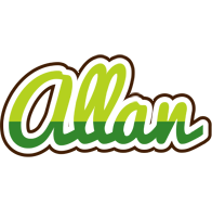Allan golfing logo