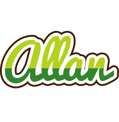 Allan golfing logo