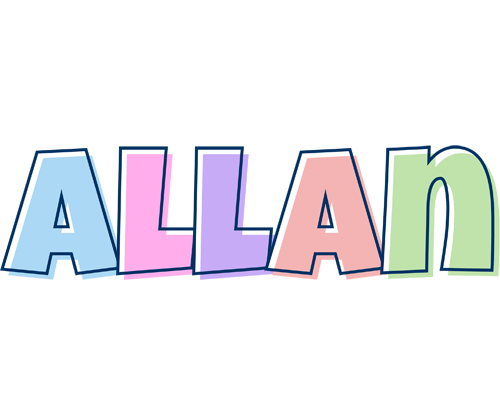 Allan pastel logo