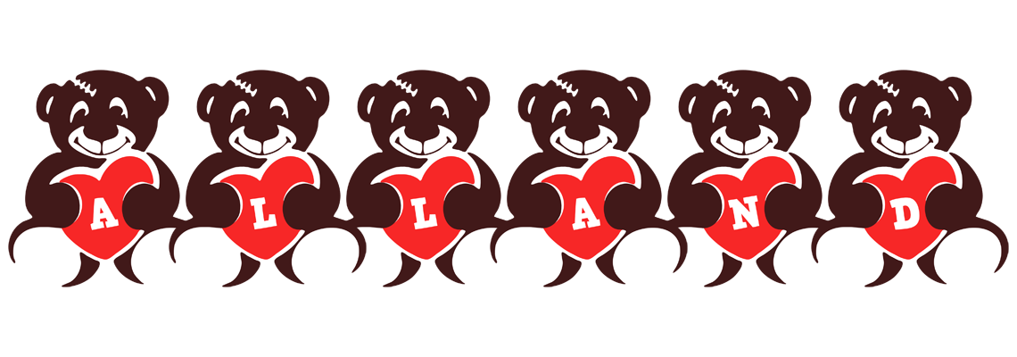 Alland bear logo