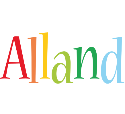 Alland birthday logo