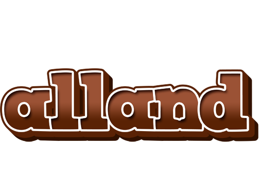 Alland brownie logo