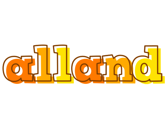 Alland desert logo
