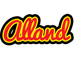 Alland fireman logo