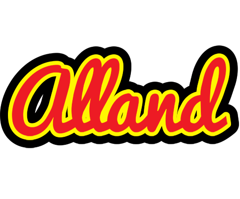 Alland fireman logo