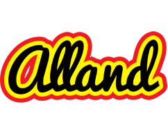 Alland flaming logo