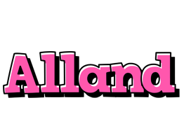 Alland girlish logo