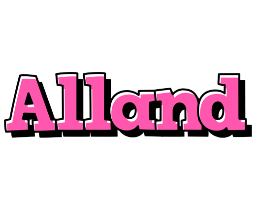 Alland girlish logo