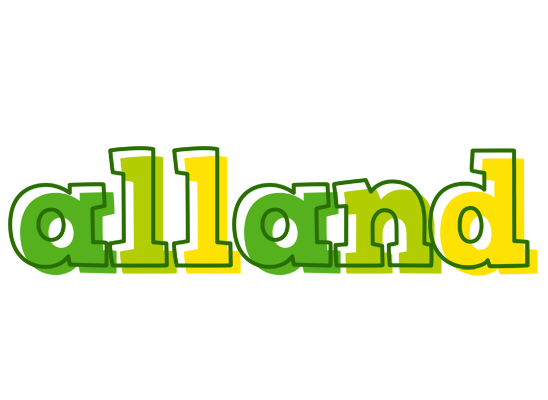 Alland juice logo