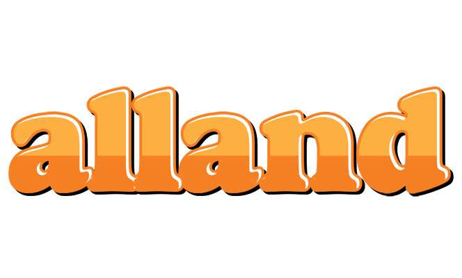 Alland orange logo