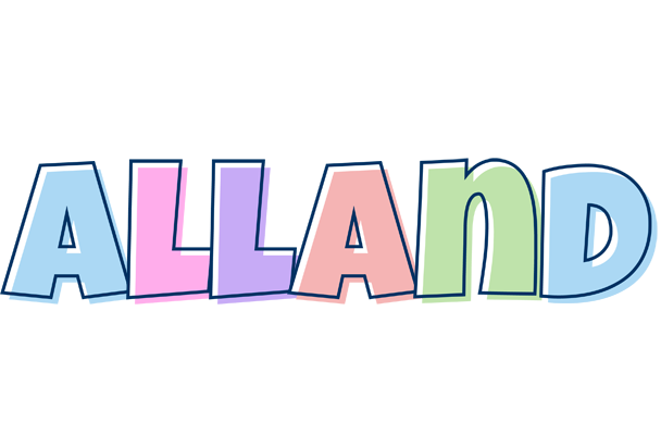 Alland pastel logo