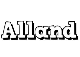 Alland snowing logo