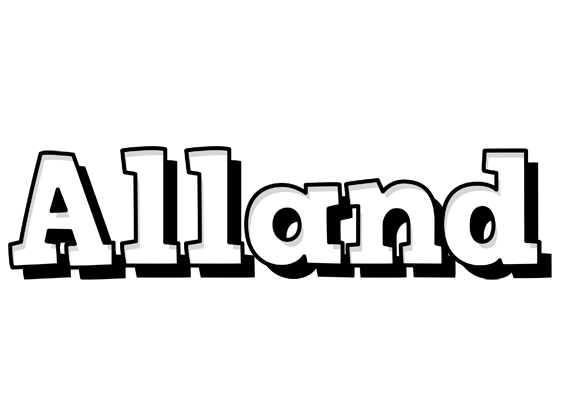 Alland snowing logo