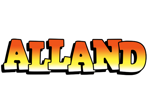 Alland sunset logo
