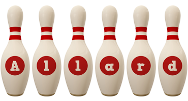 Allard bowling-pin logo