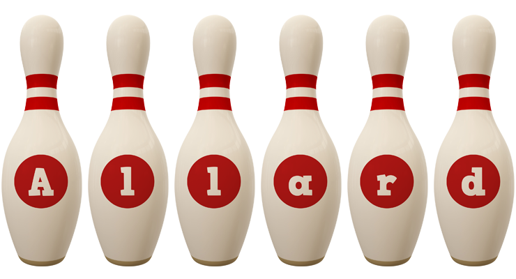Allard bowling-pin logo