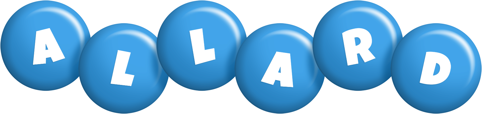 Allard candy-blue logo