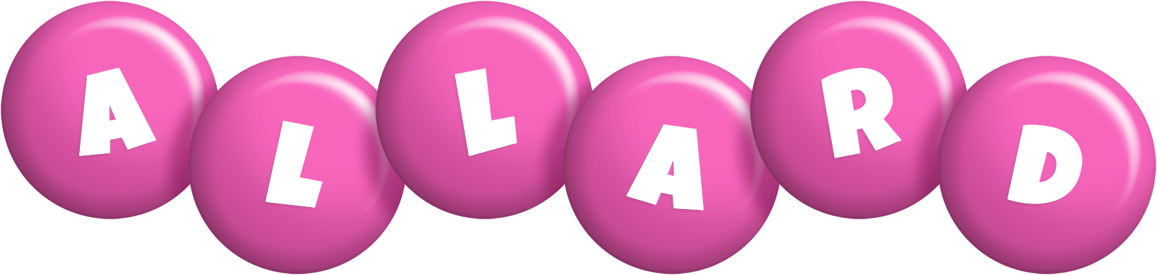 Allard candy-pink logo
