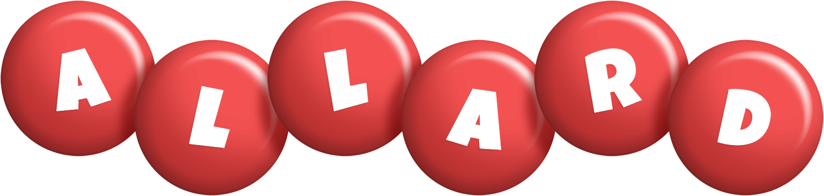 Allard candy-red logo