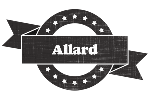 Allard grunge logo