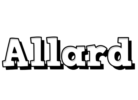 Allard snowing logo