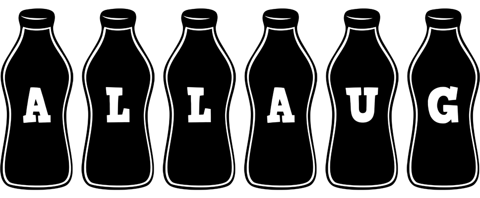 Allaug bottle logo
