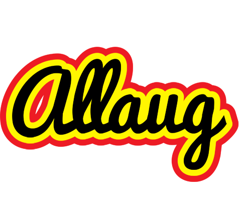 Allaug flaming logo