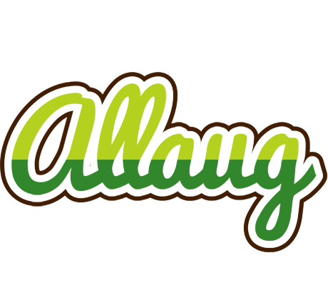 Allaug golfing logo